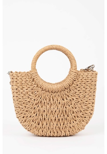 Defacto Kadın Hasır El Çantası B9045axnsbg217 Bej Defacto Kadın Hasır El Çantası B9045axnsbg217 Bej