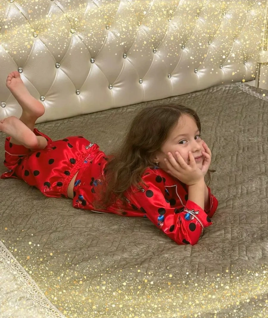 Milaeva Kids Çocuklar İçin İpek Pijama Takımı 277864081 Kırmızı