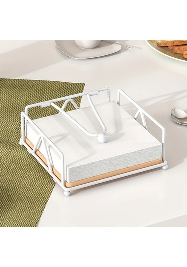 Xuweiwei Siyah Dökme Demir Ve Ahşap Peçetelik - Sağlam Masaüstü Mendil Dispanseri Siyah Xuweiwei Siyah Dökme Demir Ve Ahşap Peçetelik - Sağlam Masaüstü Mendil Dispanseri Siyah