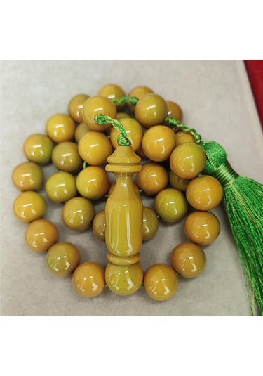 Katalin Yeşil-sarı Küre Model Tesbih