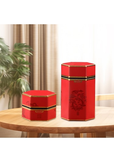 Suntek Magideal Gevşek Çay Kutuları Vintage Saklama Kavanozları B