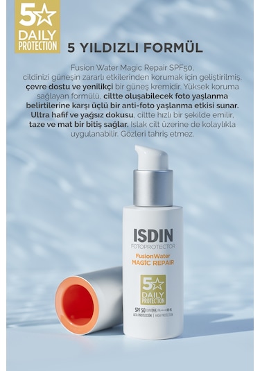 Isdin Fotoprotector Fusion Water Magic Repair Spf50 50 ML
