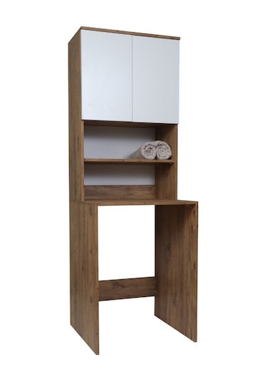 Çamaşır Makinesi Dolabı Beyaz/Atlantik Çam 193X67X62 Cm Beyaz - Atlantik Çam Çamaşır Makinesi Dolabı Beyaz/Atlantik Çam 193X67X62 Cm Beyaz - Atlantik Çam