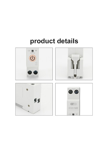 Maiyame Stm-63m 63a Akıllı Sigorta, Tuya Wifi İle Uzaktan Kontrol, Zamanlama Ve Enerji Ölçüm Özellikli, 90-360v Tuya Wifi