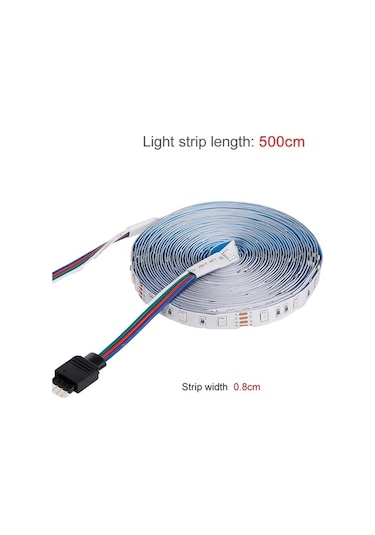 Ulzyvf Rgb Led Şerit Işık - Tv, Bilgisayar Dekorasyonu Uzaktan Kumandalı Led Şerit Diğer