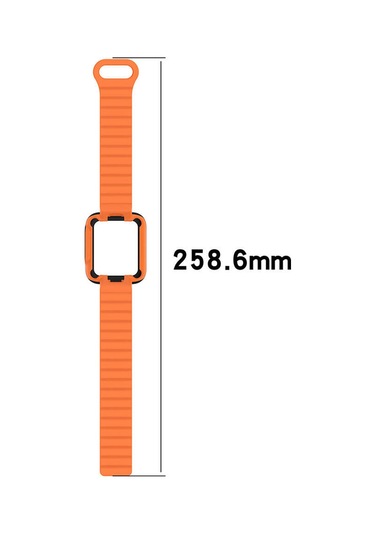 Tuva Teknoloji Xiaomi Redmi Watch 1 Silikon Kordon Krd-105 Strap Kayış-pudra