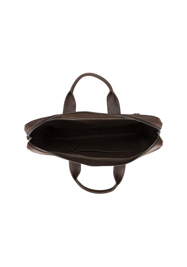 Apollo 13-14 İnç Deri Laptop Çantası Tn03 Kahve Kahverengi