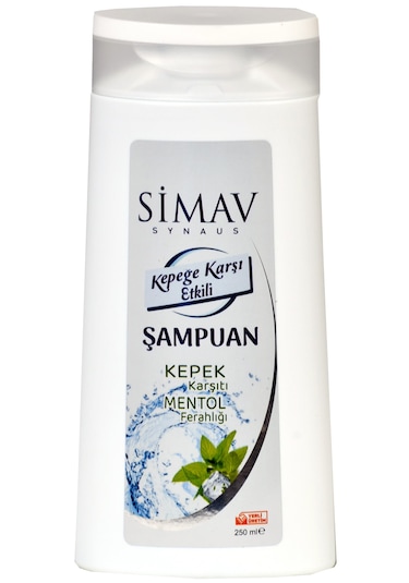 Simav Synaus Termal Sulu Kepeğe Karşı Etkili Mentollü Şampuan 250