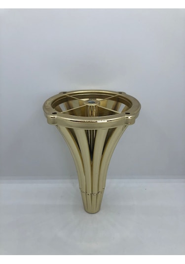 PLASTİK. 16 cm GOLD KAPLAMA, KOLTUK,MOBİLYA,ÜNİTE AYAĞI (4 ADET)