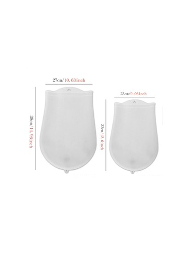 River World Orta Hamur Torbası Silikon Şeffaf Hamur Yoğurma Torbası Ekmek Makarna Mantı  Hamuru Kolay Yoğurma