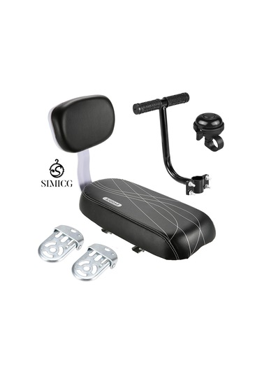 Çocuk Ve Yetişkin Bisiklet Arka Koltukları, Koltuklar, Sırtlıklar, Pedallar, Kornalar, Gidonlar Siyah