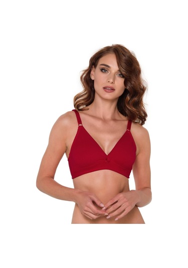 Basic Penye Sütyen Kırmızı Kırmızı