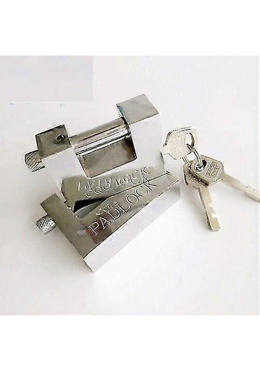 Sağlam Paslanmaz Çelik Kilit, Hırsızlığa Karşı Korumalı, 50 Mm Boyut, Nakliye Şirketi İçin 3 Anahtarlı Güvenlik Kilidi Shikai