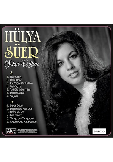 Hülya Süer - Şeker Oğlan Renkli Plak