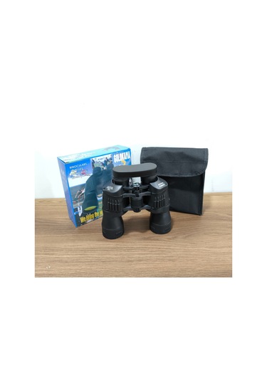 7x50 Büyük Boy Çocuk Dürbünü Eğlenceli Ve Kullanışlı Siyah