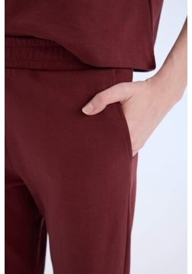 DeFacto Wide Leg Geniş Paça Eşofman Altı Beli Lastikli Cepli Basic Düz Bordo D3759AX25SPBR52 Bordo DeFacto Wide Leg Geniş Paça Eşofman Altı Beli Lastikli Cepli Basic Düz Bordo D3759AX25SPBR52 Bordo