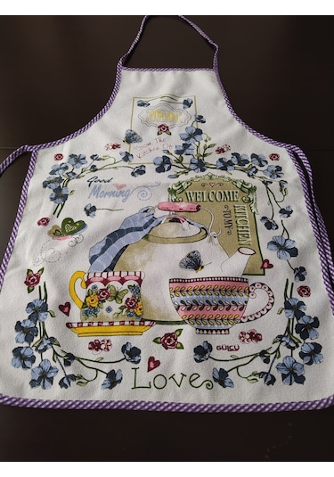 %100 Pamuk Alez Sıvı Geçirmez Mutfak Önlüğü