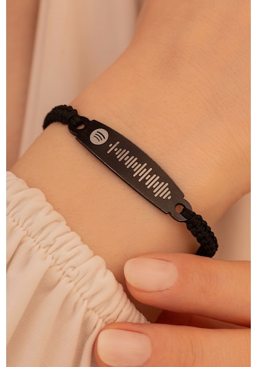 Spotify Kadın Çelik Bileklik Çelik