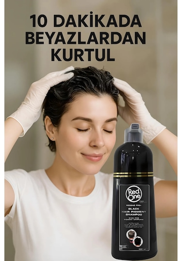Redone Siyahlaştırıcı Saç Şampuanı 300 Ml Doğal Siyah Görünüm