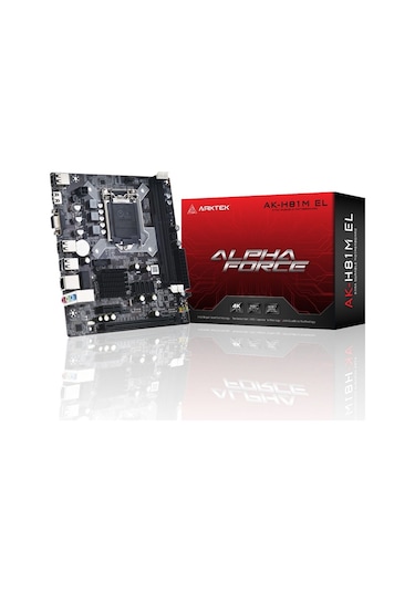 Arktek Alpha Force AK-H81M EL Intel H81 1600 MHz DDR3 Soket 1150 mATX Anakart