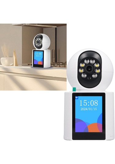 Kablosuz Bağlantı Telefonu Ev İçin 360 Bebek Monitörü Tam Renkl