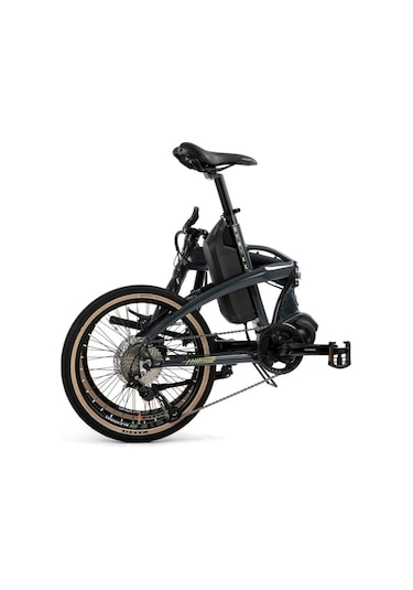Bisan E-folding Strike 20" 9-vites Hd Katlanır Elektrikli Bisiklet Gri Siyah