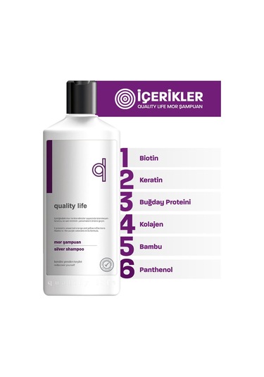 Ql Turunculaşma Karşıtı Mor Şampuan 300 ML