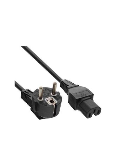 1.8 Metre Oluklu Power Kablo C15 Power Kablo 3x0.75 Mm Power Kablo