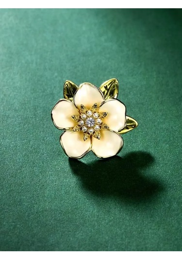 Olfil Broş-mini Çiçek Nazik Çiçeklenme 218504716 Altın Rengi