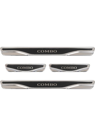 Opel Combo 4 Prç. Iç Kapı Eşiği Karbon Krom