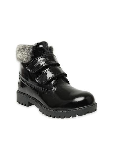 Lumberjack River Worker Cırtlı Siyah Erkek Çocuk Bot Siyah