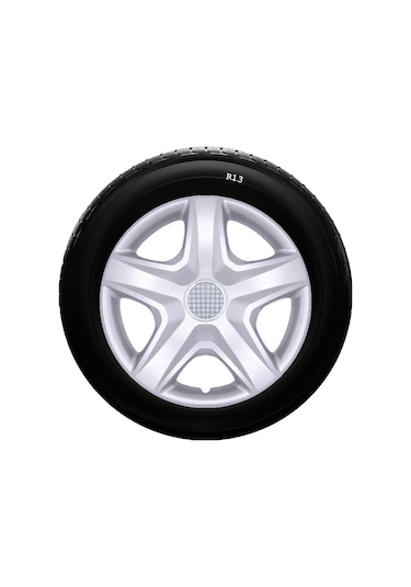 Fiat Uyumlu 13 Inc Kırılmaz Sks Jant Kapağı 1 Takım 4 Adet No:101