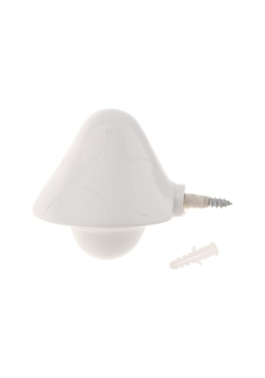 Suntek Vidalı Duvar Kancası Mantar Tasarımlı Kapı Askısı Duvar Asma Kancası L Beyaz 5 KG Çok Renkli