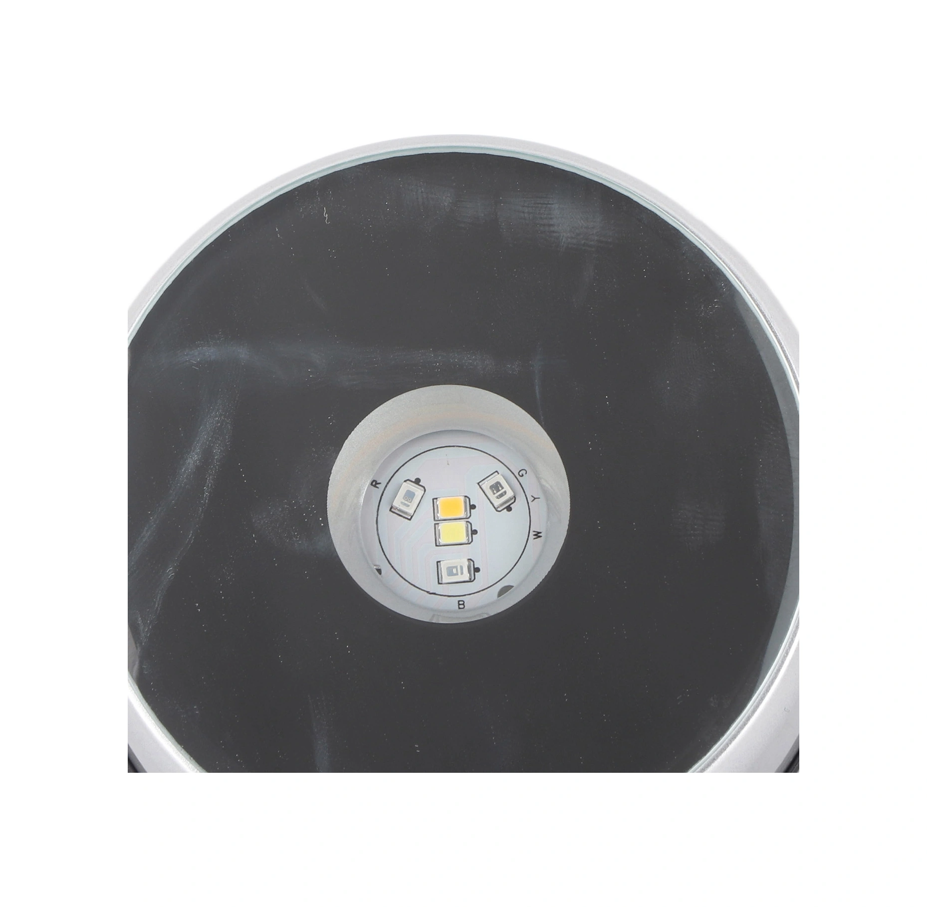 Wezone 7 Renkli Led Döner Kristal Gösterim Tabanı Pil/şarjlı - 10cm Çaplı, Amerikan Standartı Adaptörlü Diğer