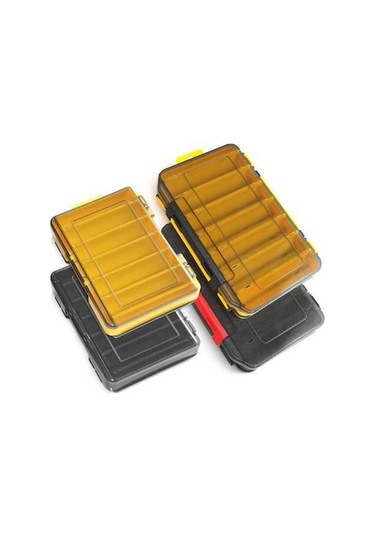 Novahub 4'lü Çift Taraflı Abs Balıkçılık Kutusu - Büyük Ve Küçük Boy Olta Malzemesi Saklama Kutusu, Pratik Tasarım