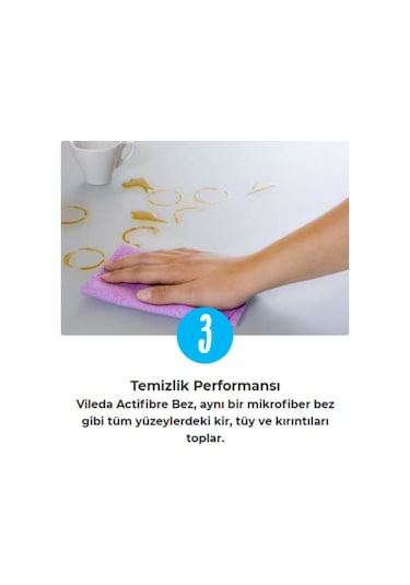 Vileda 2'Li Actifibre Mikrofiber Bez