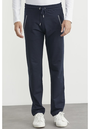 Sementa Boru Paça Rahat Kalıp Eşofman Altı - Lacivert Lacivert