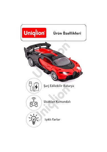 Uzaktan Kumandalı Işıklı Spor Araba
