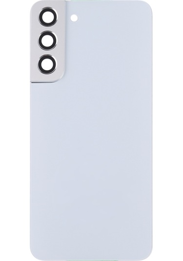 Samsung Galaxy Uyumlu S22 5g Sm-s906b İçin Kamera Lens Kapaklı Arka Kapak Beyaz Beyaz