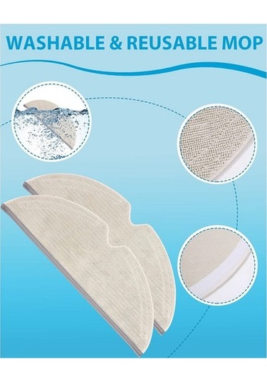 Unimarket D9 D9 Max D9 Pro L10 Pro Süpürge Fırçası Yan Fırça Hepa Filtre Yedek Parça Set 1 Adet Aksesuar Seti