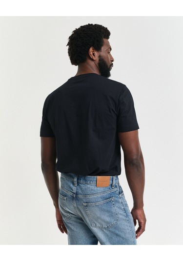Gant Erkek T-shırt 2044017-005 Siyah
