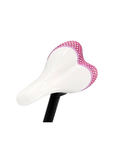 Homyl Çocuk Bisikleti Sele Tamir Parçaları Hafif Erkek Ve Kız Kalınlaştırılmış Beyaz Pembe