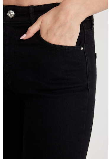 Defacto Yüksek Bel Jean Kapri B9177AX24SMNM40