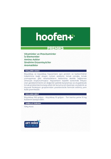 Vioment Hoofent 10 Kg - Tırnak Problemlerinde; Optimal Destek -