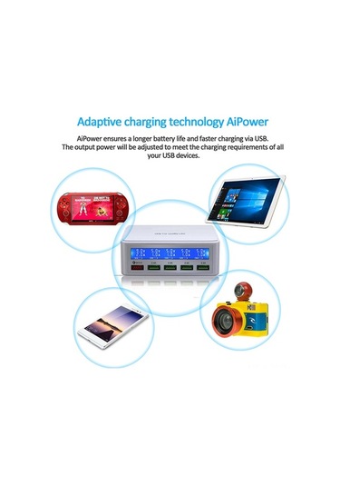 Dancemonkey 5 Portlu Hızlı Şarj İstasyonu: 50w, Aile İçin