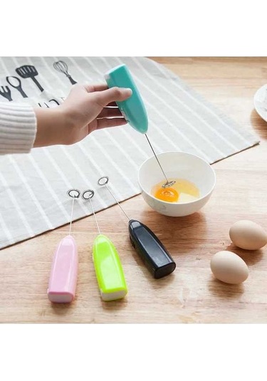 Ulzyvf Yumurta Yeşil Yeşil Süt Süt Paslanmaz Mutfak Mini Köpürtücü Kahve Kahve Ev Elektrikli Çırpıcı Çelik Çay Blender Vw Yeşil