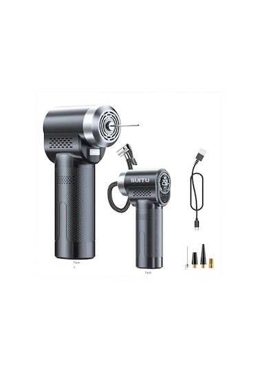 Ally ST-5518 Dijital Göstergeli Şarjlı Taşınabilir Hava Kompresör