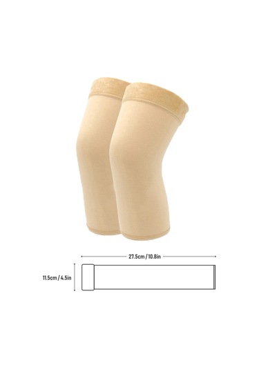 Yuntech01 Kadınlar İçin Sıcak Tutan Esnek Dizlik - Kışlık Koruma Siyah, Çift Siyah