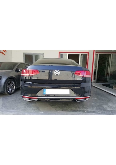 Volkswagen Passat B8 Krom Egzoz Çıkışı 2 Parça 2015 - 2018