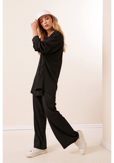 Bigdart 5858 Örme İkili Takım - Siyah 001